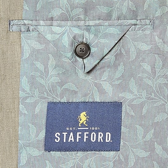 Stafford Mens Big and Tall Regular Fit Suit Jacket