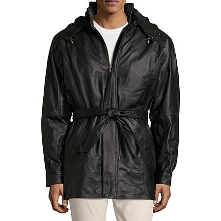 Vintage Leather Lambskin Bomber Jkt Leather Bomber Jacket-JCPenney