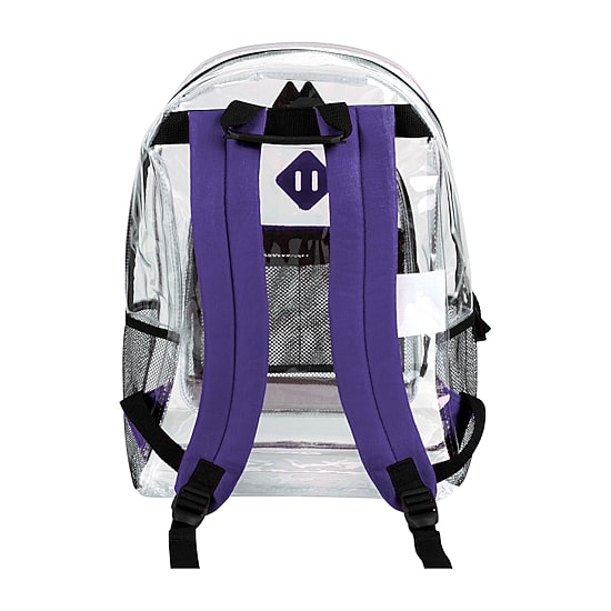 Summit Ridge Delux Clear Backpack With Mesh