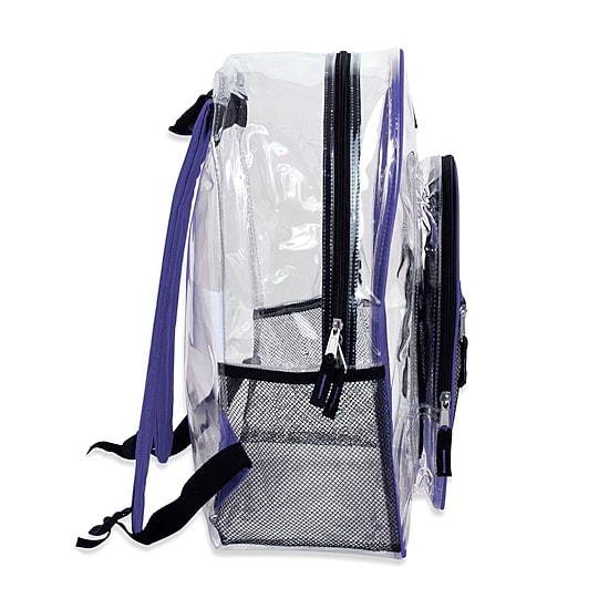Summit Ridge Delux Clear Backpack With Mesh