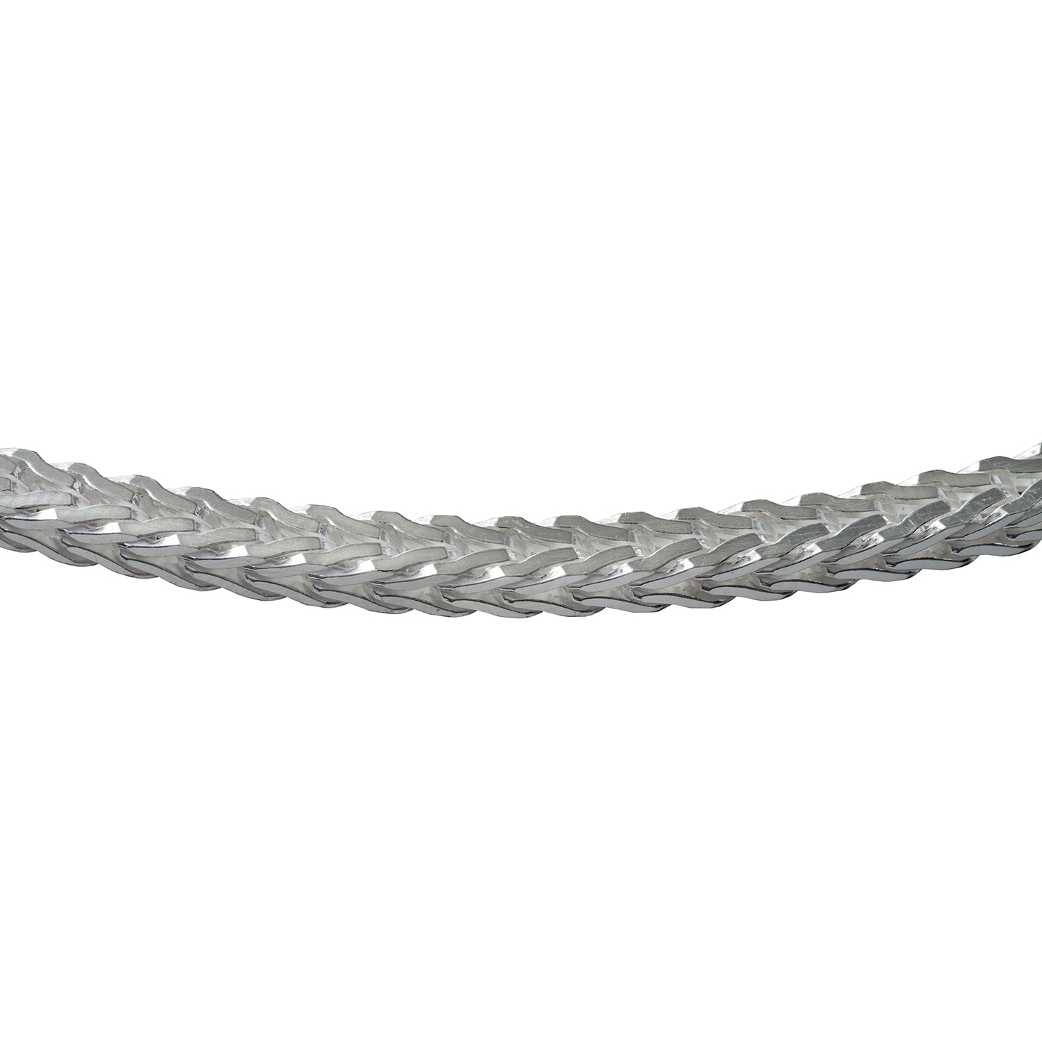 Made in Italy Womens Sterling Silver 24 Inch Link Chain Necklace