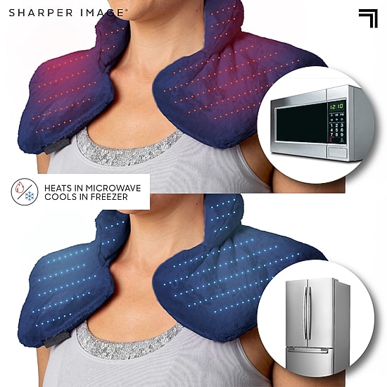 Sharper Image Heated Neck + Shoulder Wrap
