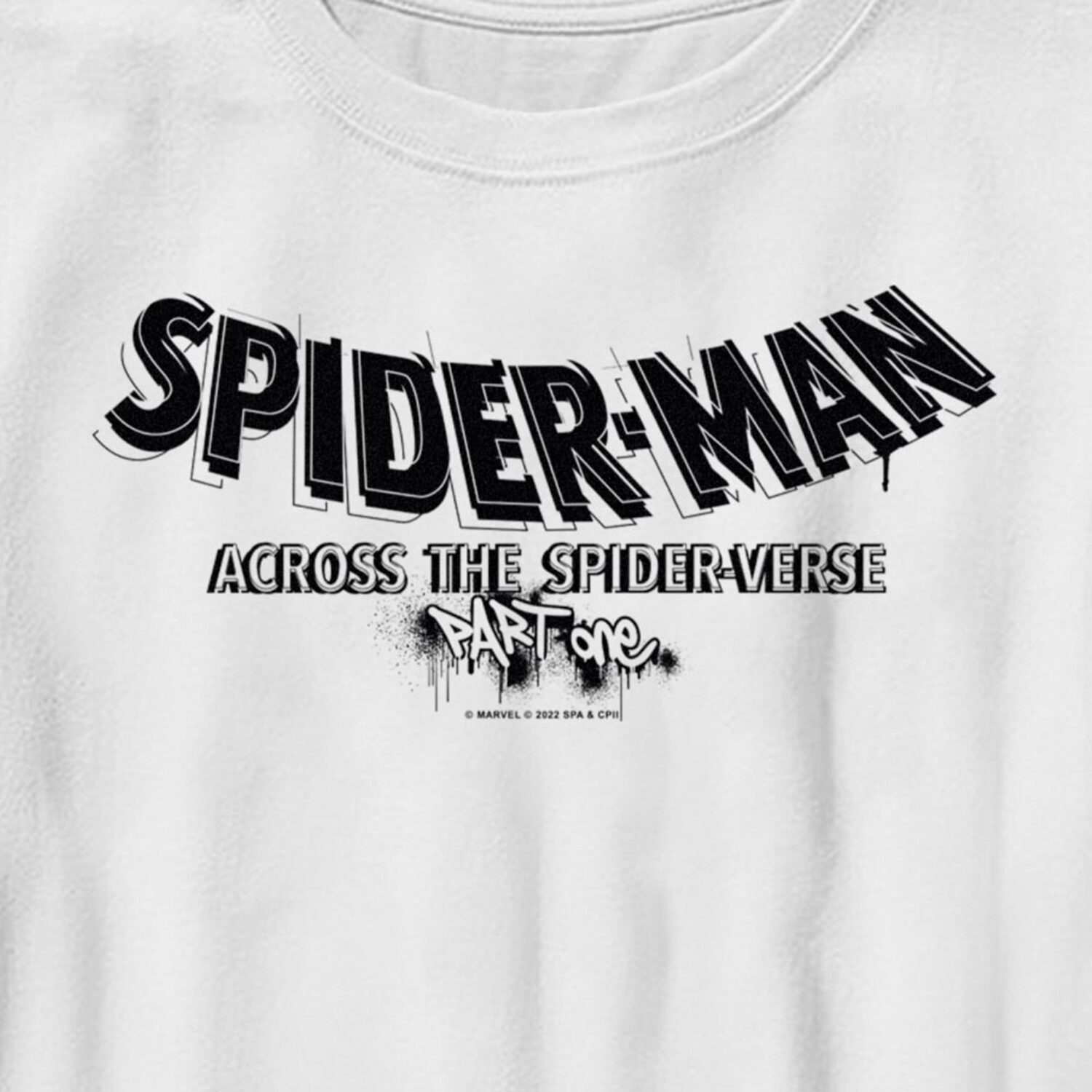 Spider-Man: Across The Spider-Verse Little & Big Kid Boys Crew Neck Short Sleeve Regular Fit Spiderman Graphic T-Shirt