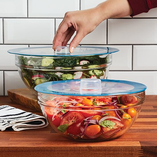 Rachael Ray Silicone Suction 2-pc. Lid Set