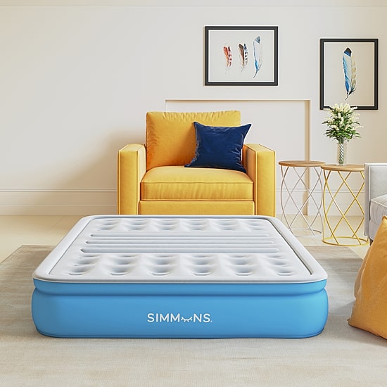 Simmons Beautyrest Lumbar Firm Air Mattress With Built-In Pump