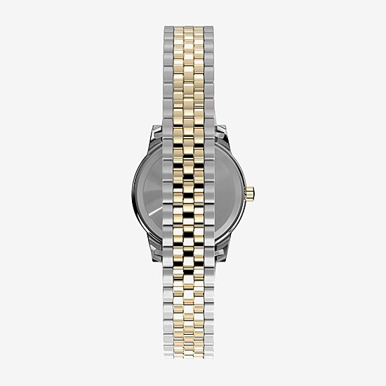 Timex Main Street Womens Two Tone Stainless Steel Strap Watch Tw2w35300jt