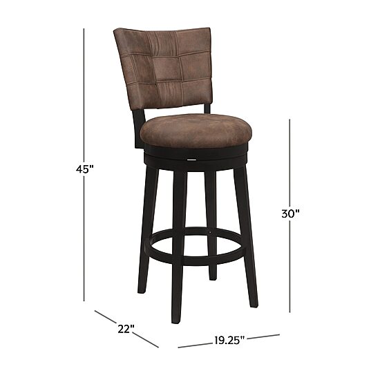 Hillsdale House Kaede Swivel Bar Stool