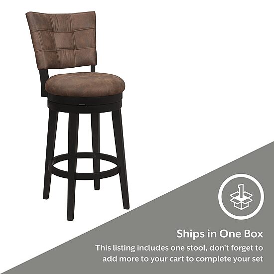 Hillsdale House Kaede Swivel Bar Stool