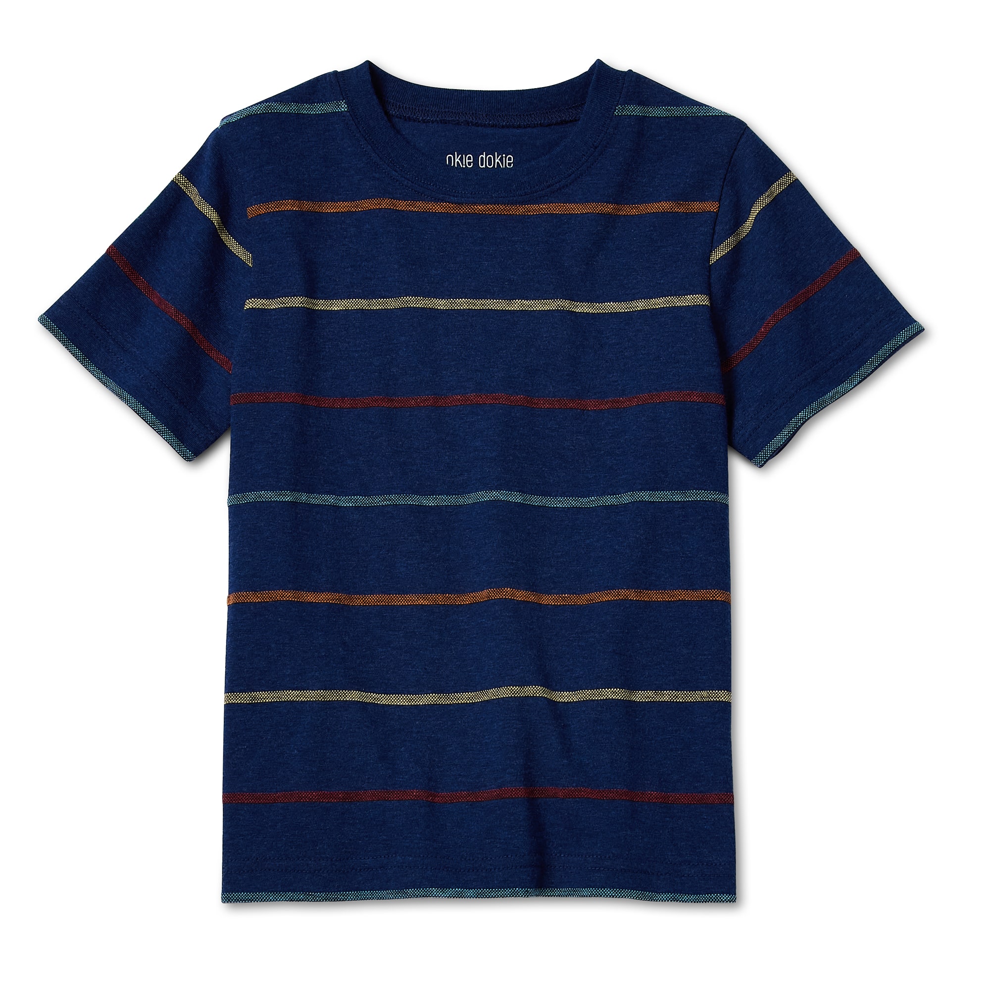 Okie Dokie Toddler & Little Boys Crew Neck Short Sleeve T-Shirt
