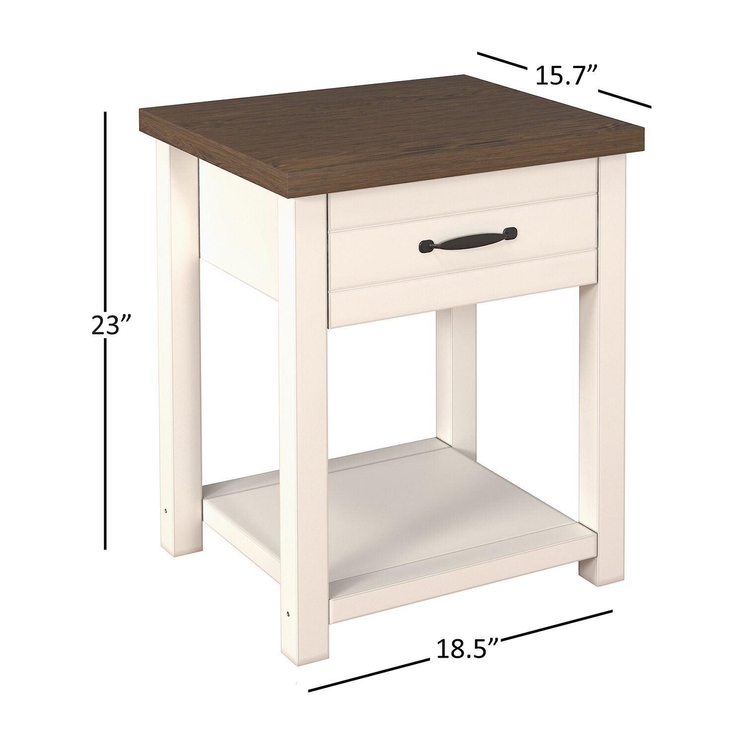 Hillsdale House Milligan 1-Drawer Nightstand
