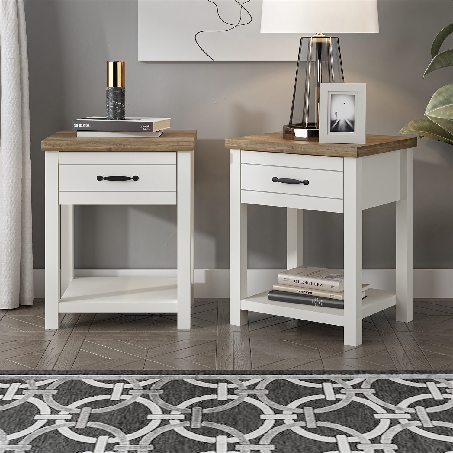 Hillsdale House Milligan 1-Drawer Nightstand