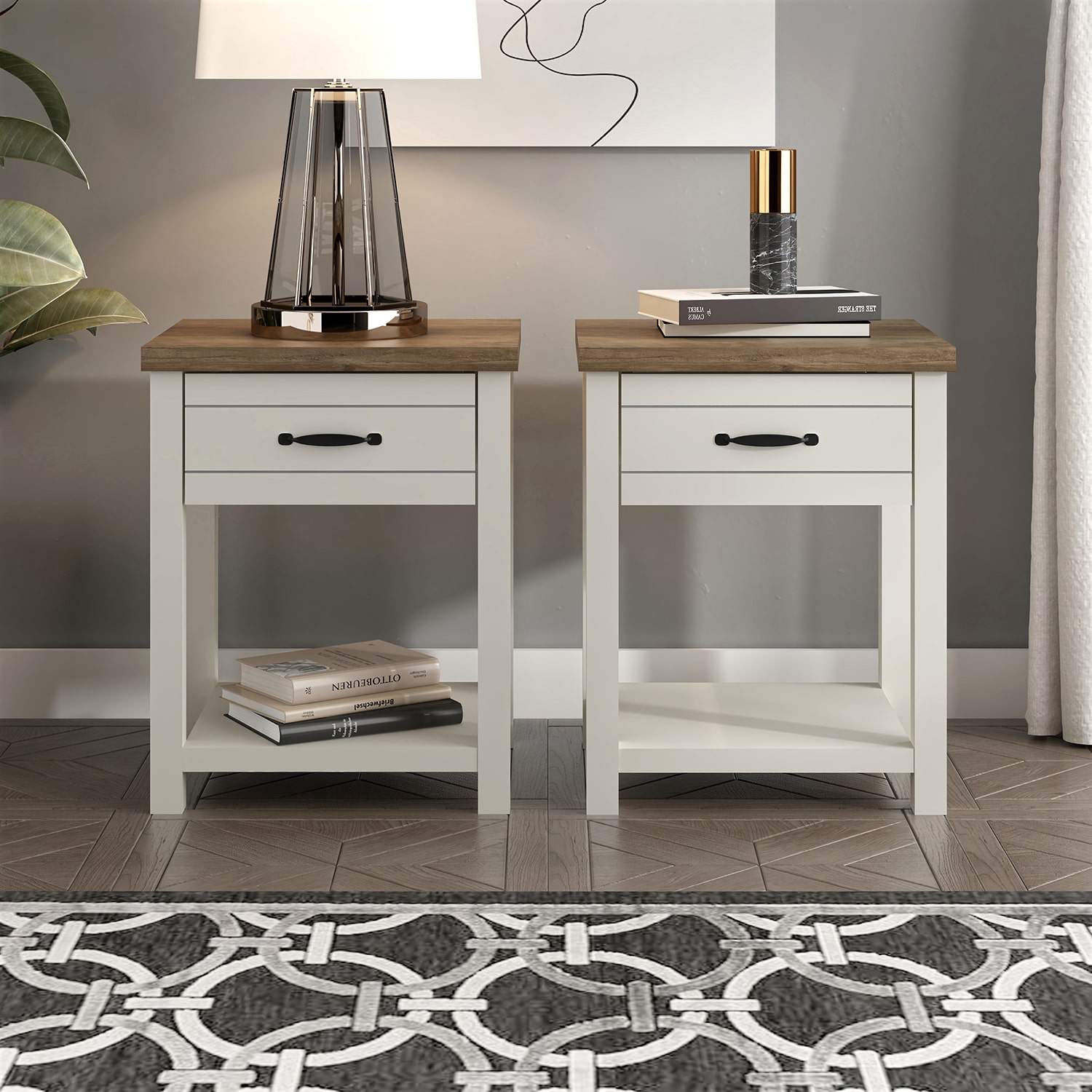 Hillsdale House Milligan 1-Drawer Nightstand