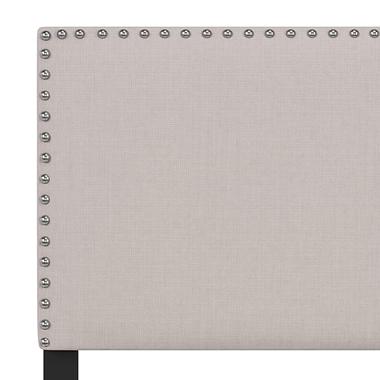 Gayle Nailheadtrim Upholstered Rectangular Bed