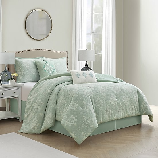 Stratford Park Arlo 6-pc. Medallion Lightweight Comforter Set