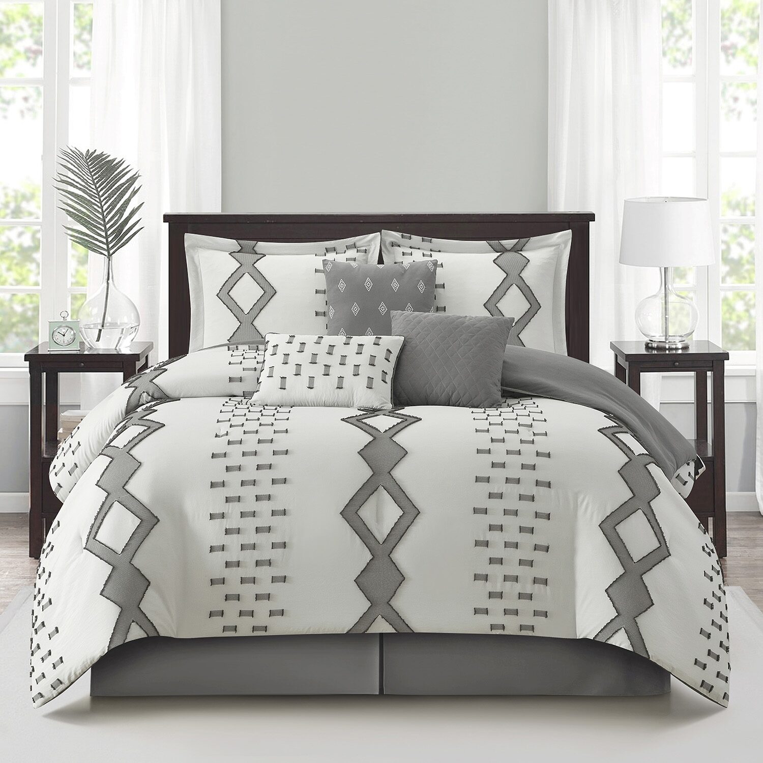 Stratford Park Wesley 7-pc. Geometric Lightweight Comforter Set