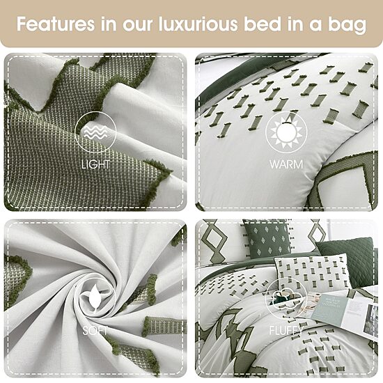 Stratford Park Wesley 7-pc. Geometric Lightweight Comforter Set