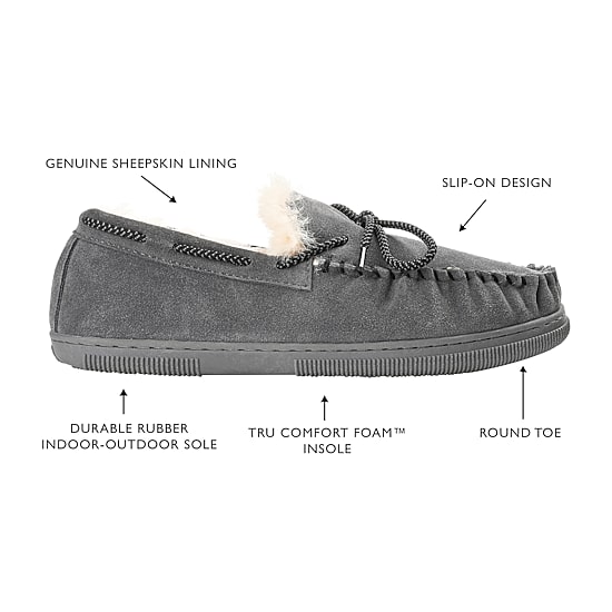 Territory Meander Mens Moccasin Slippers