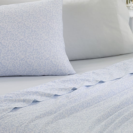 Laura Ashley 200tc 100% Cotton Percale 6-Pc Sheet Set
