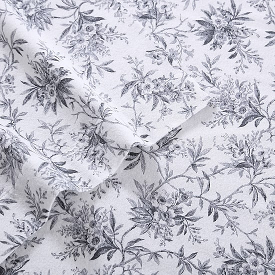Laura Ashley 100% Cotton Flannel Sheet Set