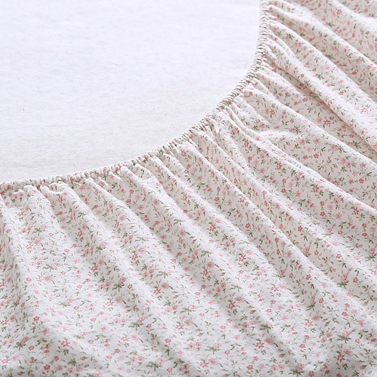 Laura Ashley 100% Cotton Flannel Sheet Set