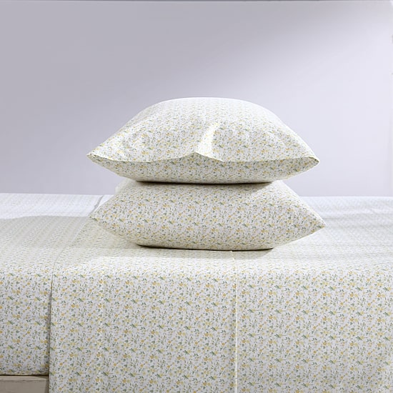 Laura Ashley 200tc 100% Cotton Percale Sheet Set
