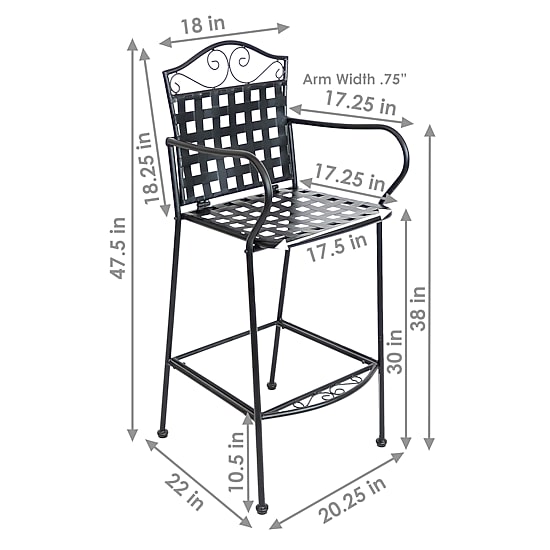 2-pc. Bar Stool