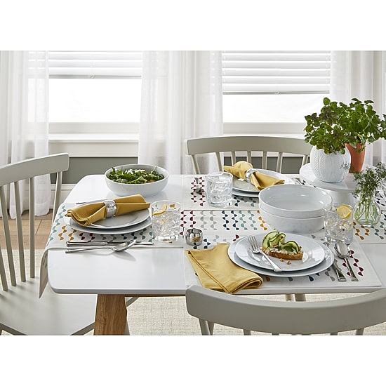 Home Expressions Porcelain Rim Salad Plate