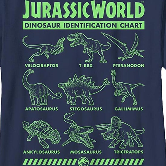 Little & Big Kid Boys Crew Neck Short Sleeve Slim Fit Jurassic World Graphic T-Shirt