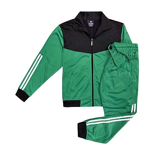Royal Threads Mens Long Sleeve 2-pc. Track Suit, Medium, Green