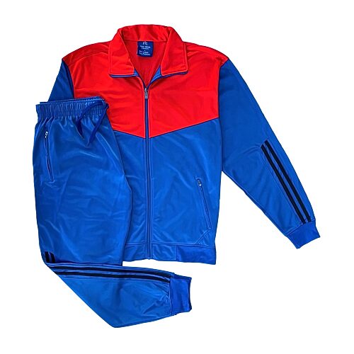Royal Threads Mens Long Sleeve Track Suit, 4x-large, Blue