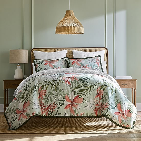 Liz Claiborne Ellis 3-pc. Floral Reversible Duvet Cover Set