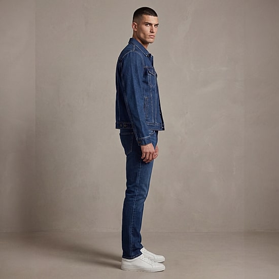 Royal Threads Mens Long Sleeve Denim 2-pc. Tuxedo Set