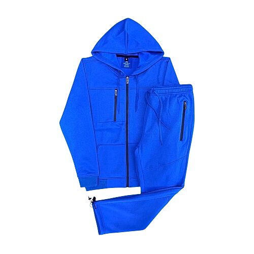 Royal Threads Mens Long Sleeve 2-pc. Track Suit, 4x-large, Blue