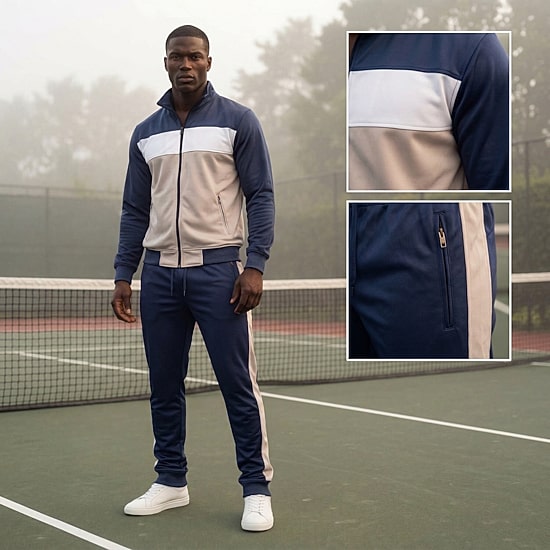 Royal Threads Mens Long Sleeve 2-pc. Track Suit