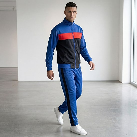 Royal Threads Mens Long Sleeve 2-pc. Track Suit