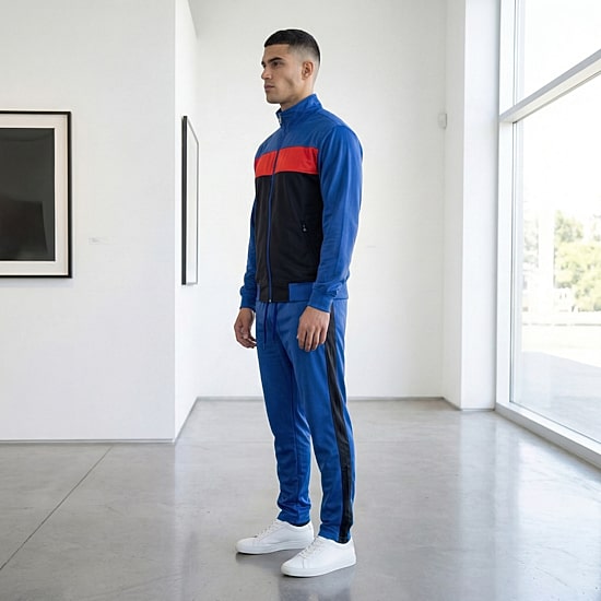 Royal Threads Mens Long Sleeve 2-pc. Track Suit
