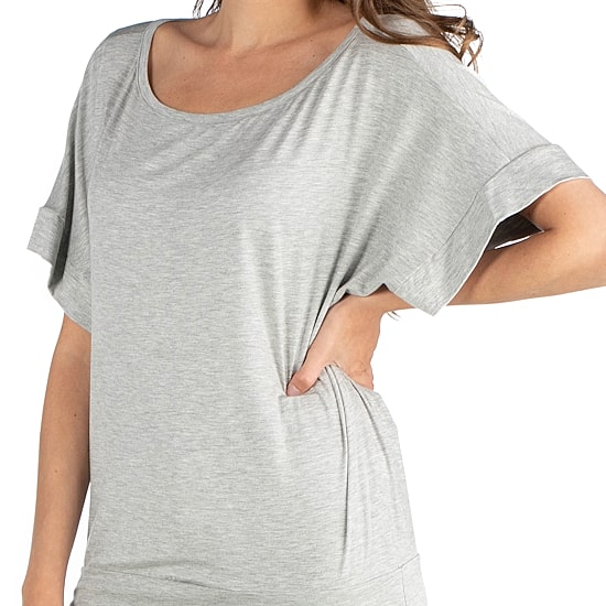 24/7 Comfort Apparel Loose Fit Dolman Top with Wide Sleeves