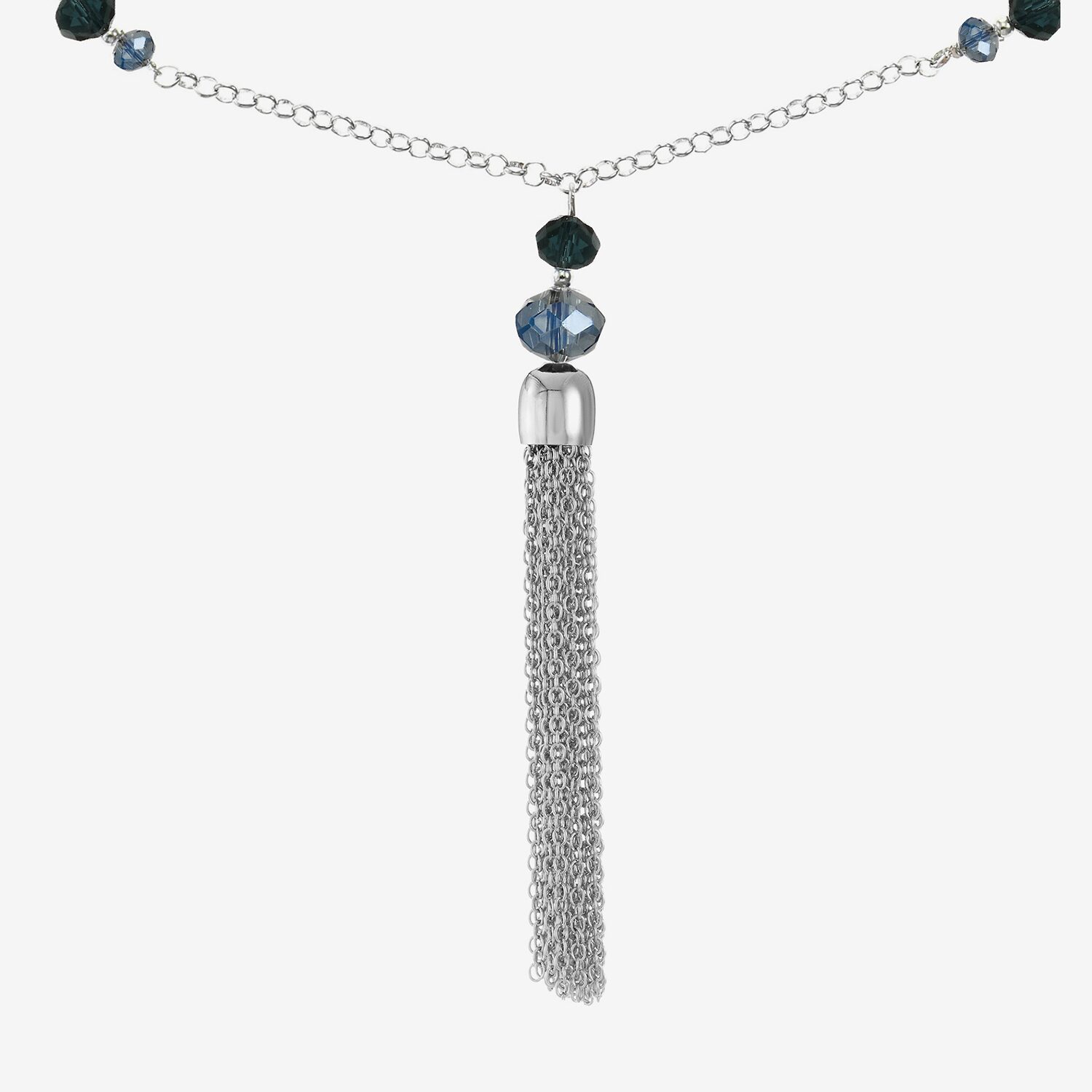 Liz Claiborne Tassel Womens Round 30 Inch Pendant Necklace
