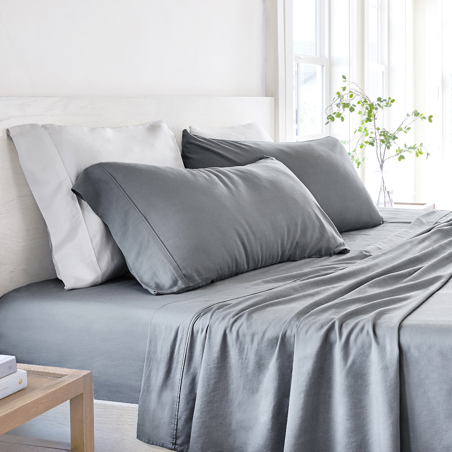 Casual Comfort Linen Rayon From Bamboo Deep Pocket Sheet Set