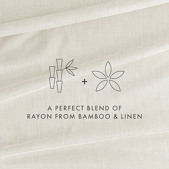 Casual Comfort Linen Rayon From Bamboo Deep Pocket Sheet Set