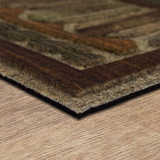 Mohawk Home Boardwalk Path Polyester 24"X36" Slice Doormat