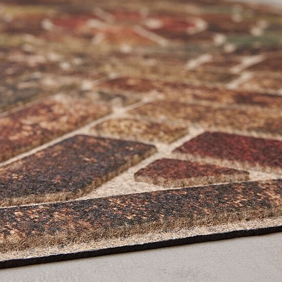 Mohawk Home Ornamental Brick Polyester 24"X48" Doormat