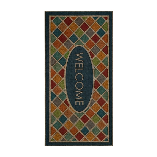 Mohawk Home Ornamental Crosshatch Polyester 24"X48" Doormat
