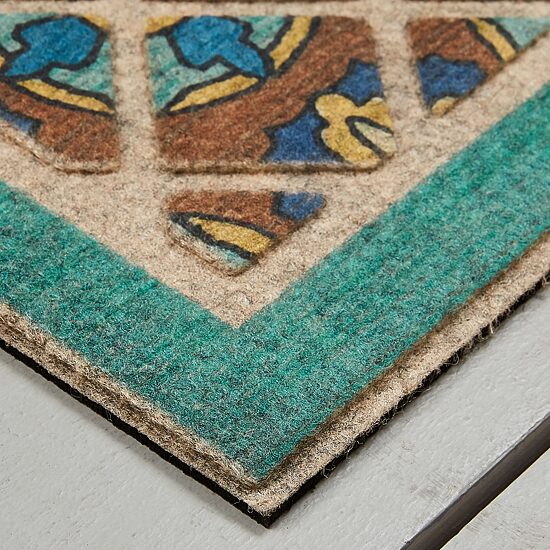 Mohawk Home Retro Tiles Polyester 24"X48" Doormat