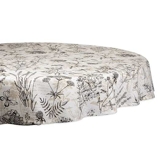 Design Imports Botanical Tablecloth