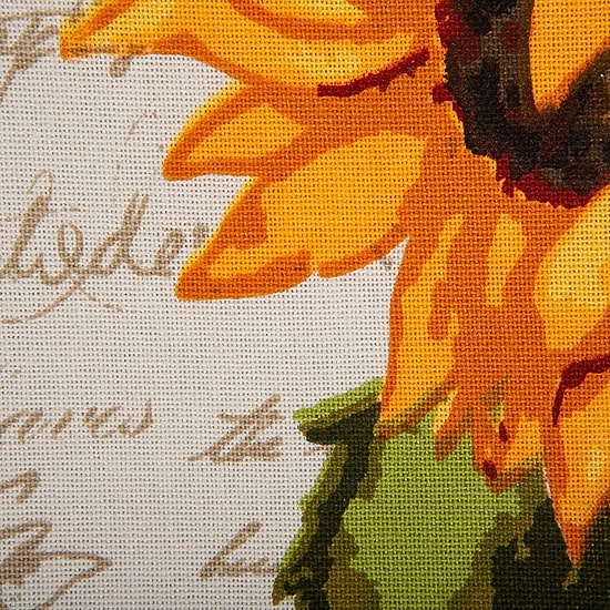 Design Imports Rustic Sunflower Table Runner
