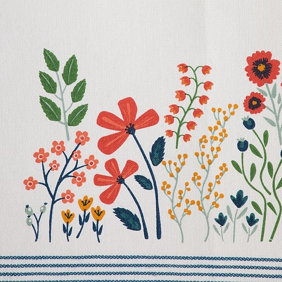 Design Imports Flower Garden Embellished Table Runner