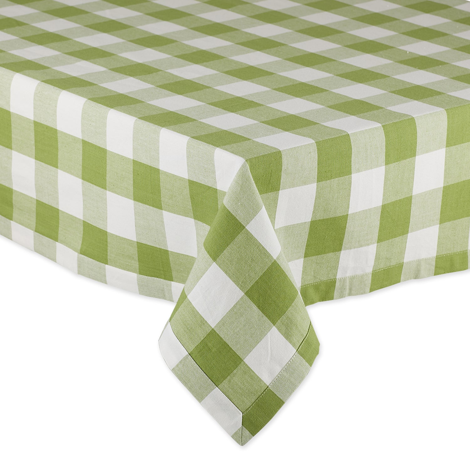 Design Imports Buffalo Check Tablecloth