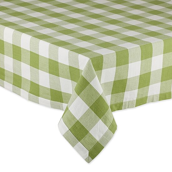Design Imports Buffalo Check Tablecloth