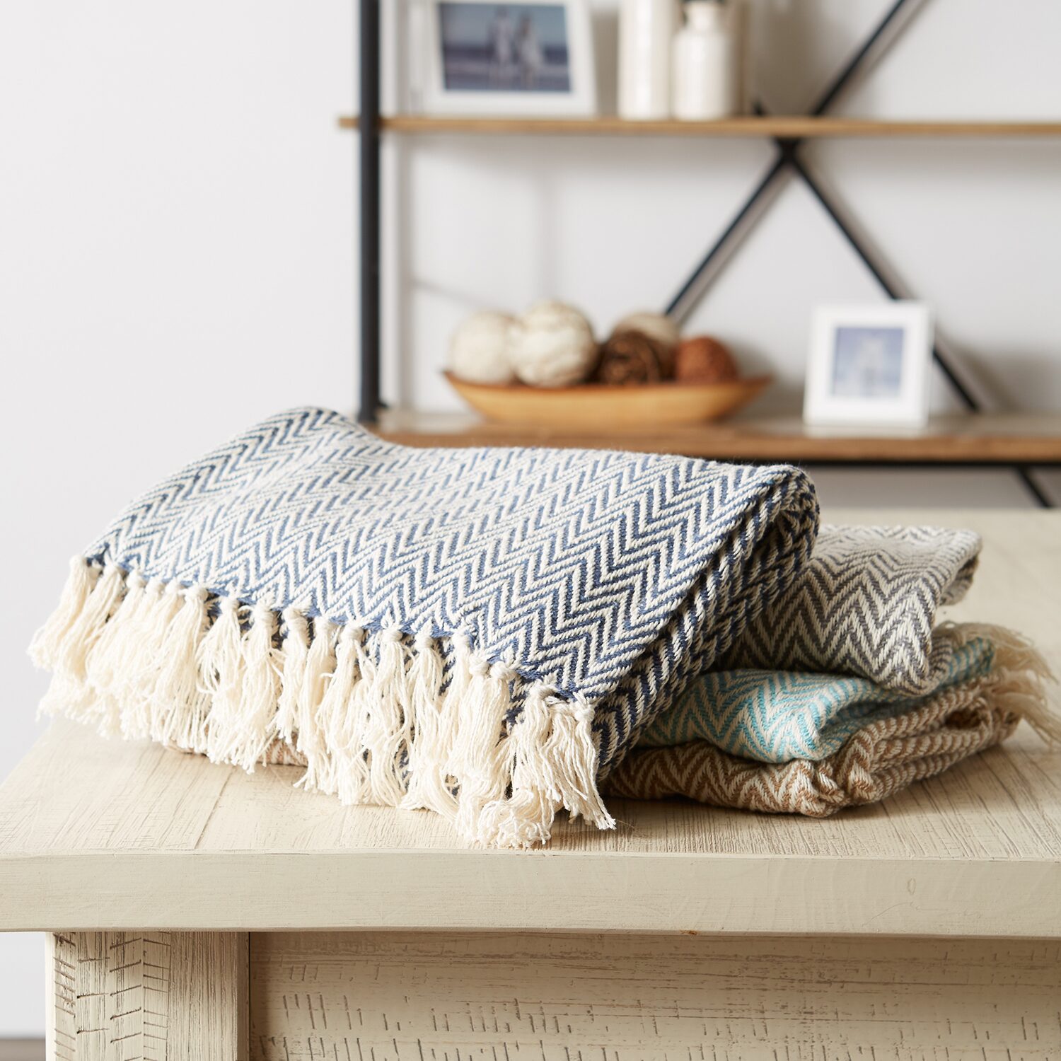 Design Imports Handloom Chevron Table Runners